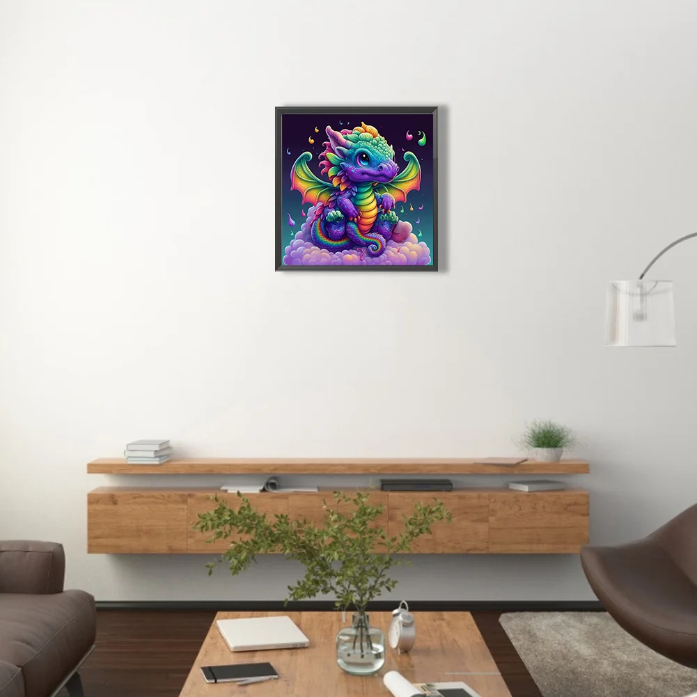 Diamond Painting - Full Round Drill - Pterosaur(30*30cm)