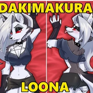Pornhint Loona Helluva Jefe Peludo Waifu Dakimakura NSFW