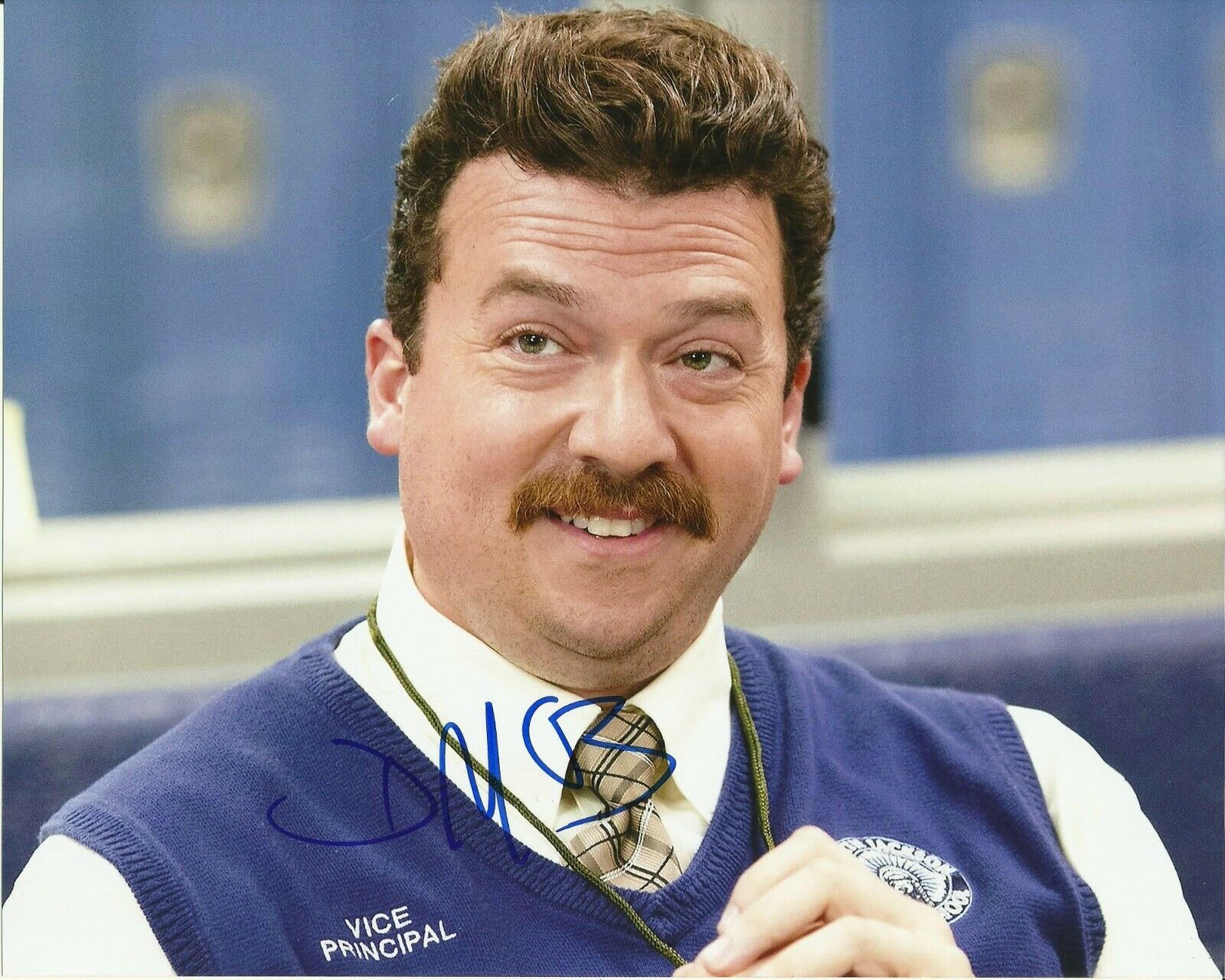 DANNY McBRIDE SIGNED VICE PRINCIPALS Photo Poster painting UACC REG 242 (3)