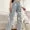 Huibahe Women's Jeans High Waist Square Diamonds White Feathers Straight Wide Leg Denim Trousers 2024 Summer New Fashion 29L2977