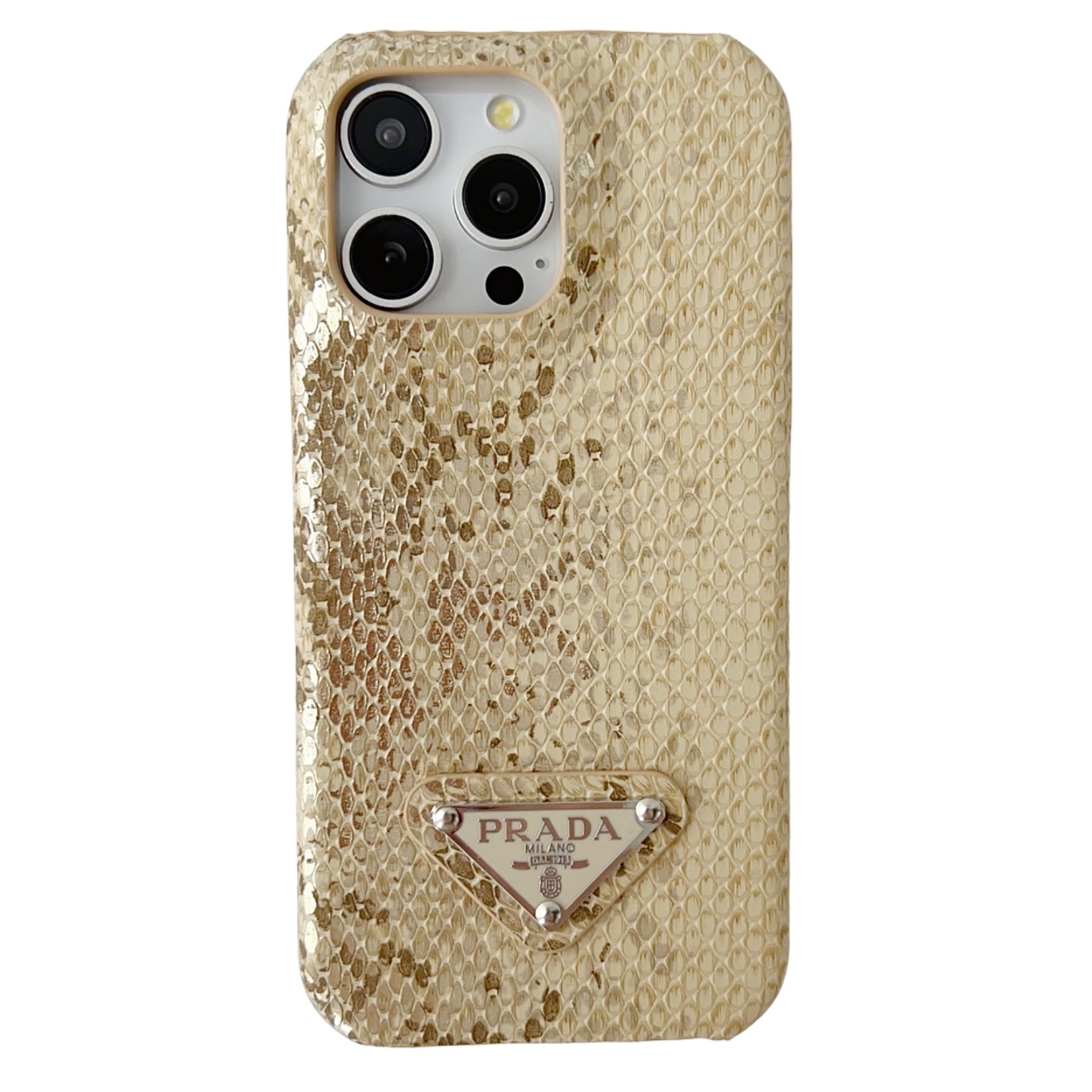 Prada Luxury Python PU Leather Apple iPhone and Samsung Galaxy Phone Case