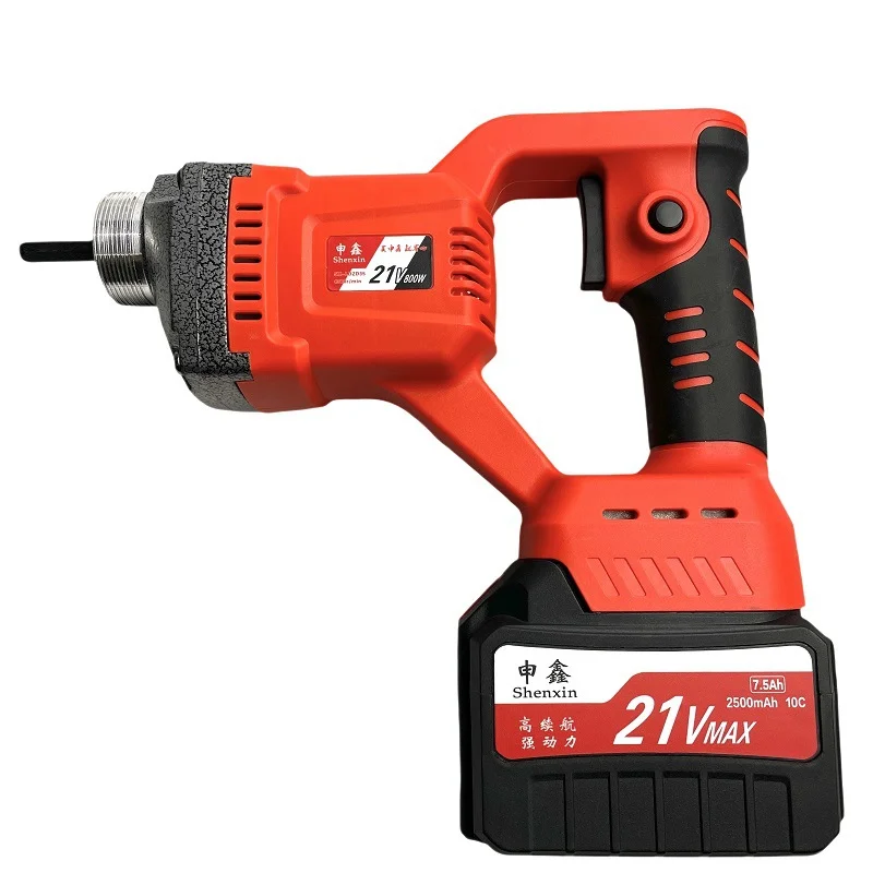 هزاز خرسانة لاسلكي محمول باليد بدون فرشاة