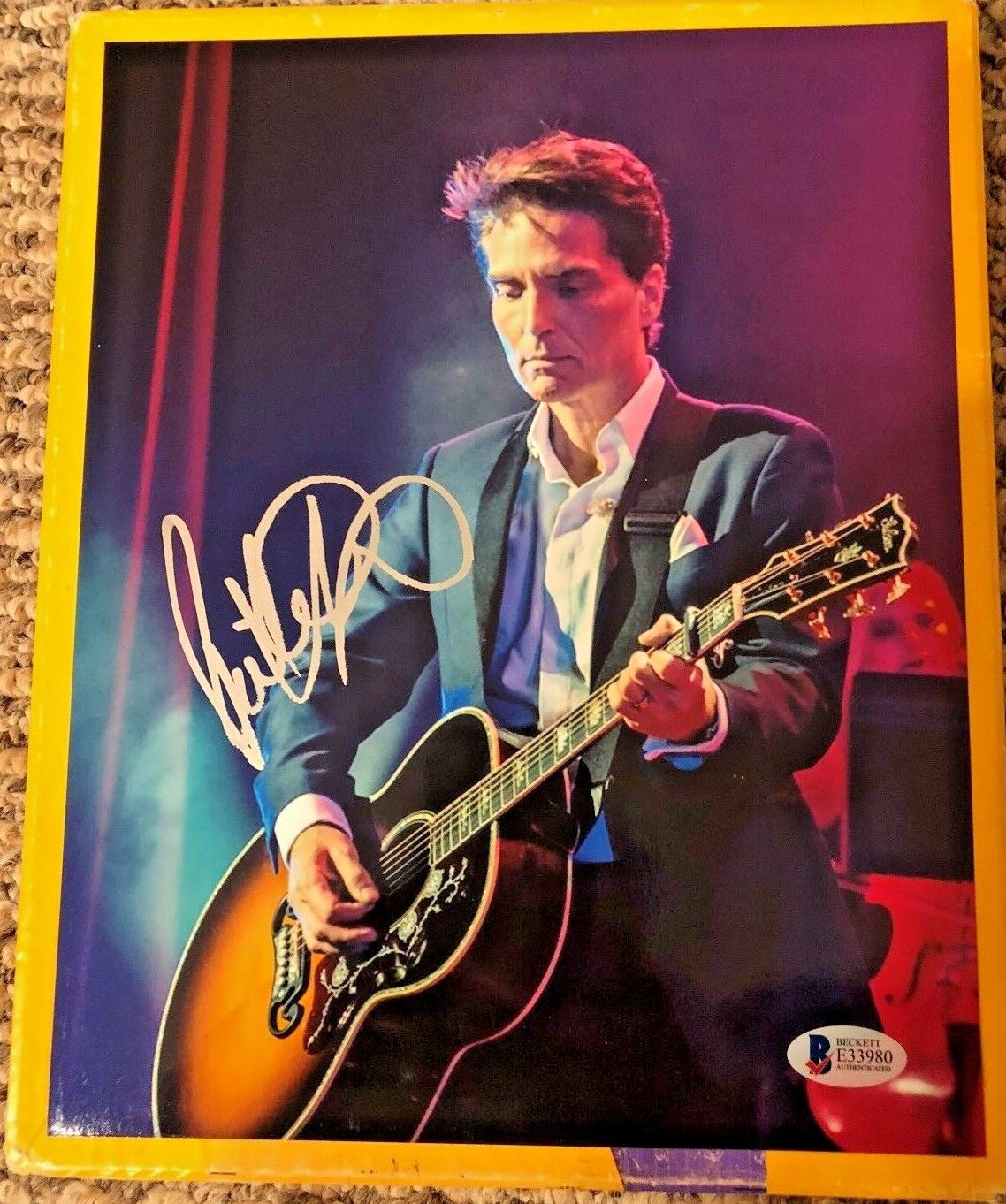 RICHARD MARX AUTOGRAPHED 8 X 10 Photo Poster painting BECKETT CERTIFIED