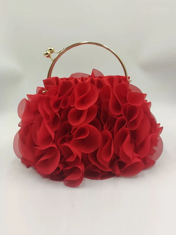 Three-Dimensional Flower Handbags