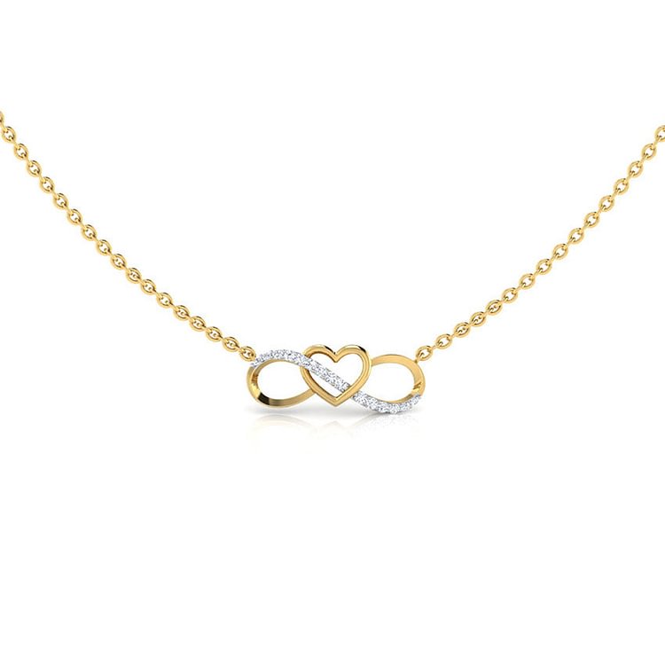 S925 I Love You Until Infinity Runs Out Necklace