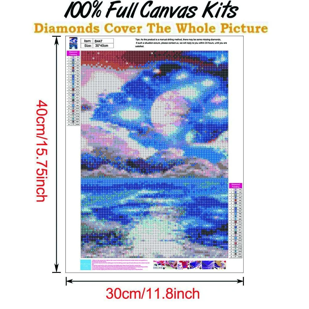 Diamond Painting - Full Round Drill - Sea Universe(40*30cm)