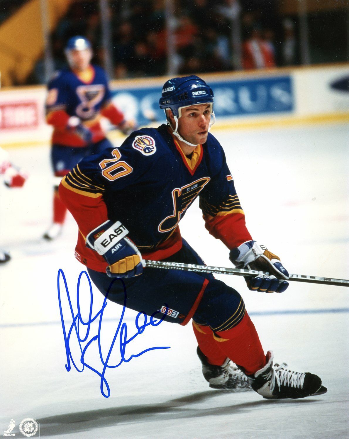 Adam Creighton Autographed 8x10 St. Louis Blues # S255