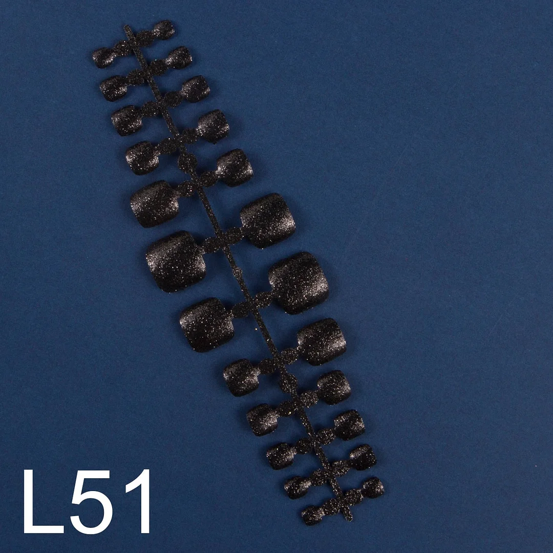 120pcs 5 Row/Pack Glitter False Toenail Tips Fake Toe Nail Art Tip Bling Press on Toe Nails Full Cover Nail For Toes-Nail Inspo