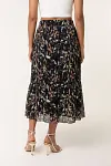Printed Chiffon Skirt, Elastic Waist Trousers/Skirts, Guangzhou Garment Factory, Plus Size Elegant Skirt, Boutique Resort Fashion
