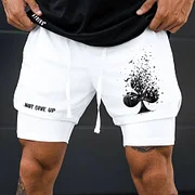 Death Card Casual Gym Performance Shorts