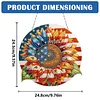 Independence Day Sunflower Double Sided - 5D DIY Pendant
