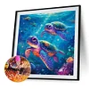 Diamond Painting -DIY Full Square Drill Sea Turtle(45*45CM)