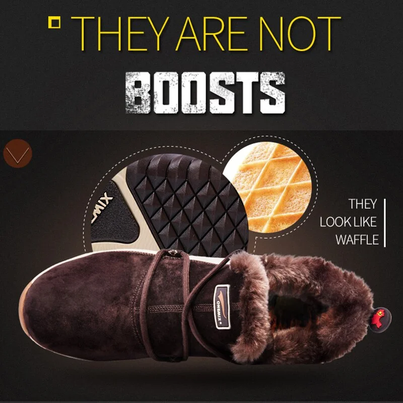 ONEMIX Hot Hiking Shoes Women Boots High  Comfortable Warm Fur Slip-on Unisex Sneakers Casual Snow Ankle Boots