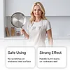3pcs Round Kitchen Clean Sponges for Stainless Steel Soft Absorbent Non-Scratch Compressed Dish Scrubber for Household Cleaning Pot