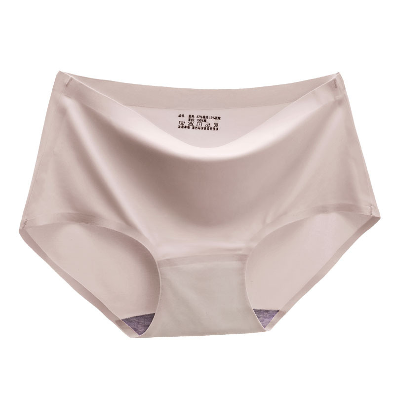Ice Silk Seamless Trunks Women's Panties Waveside Underwear Ladies