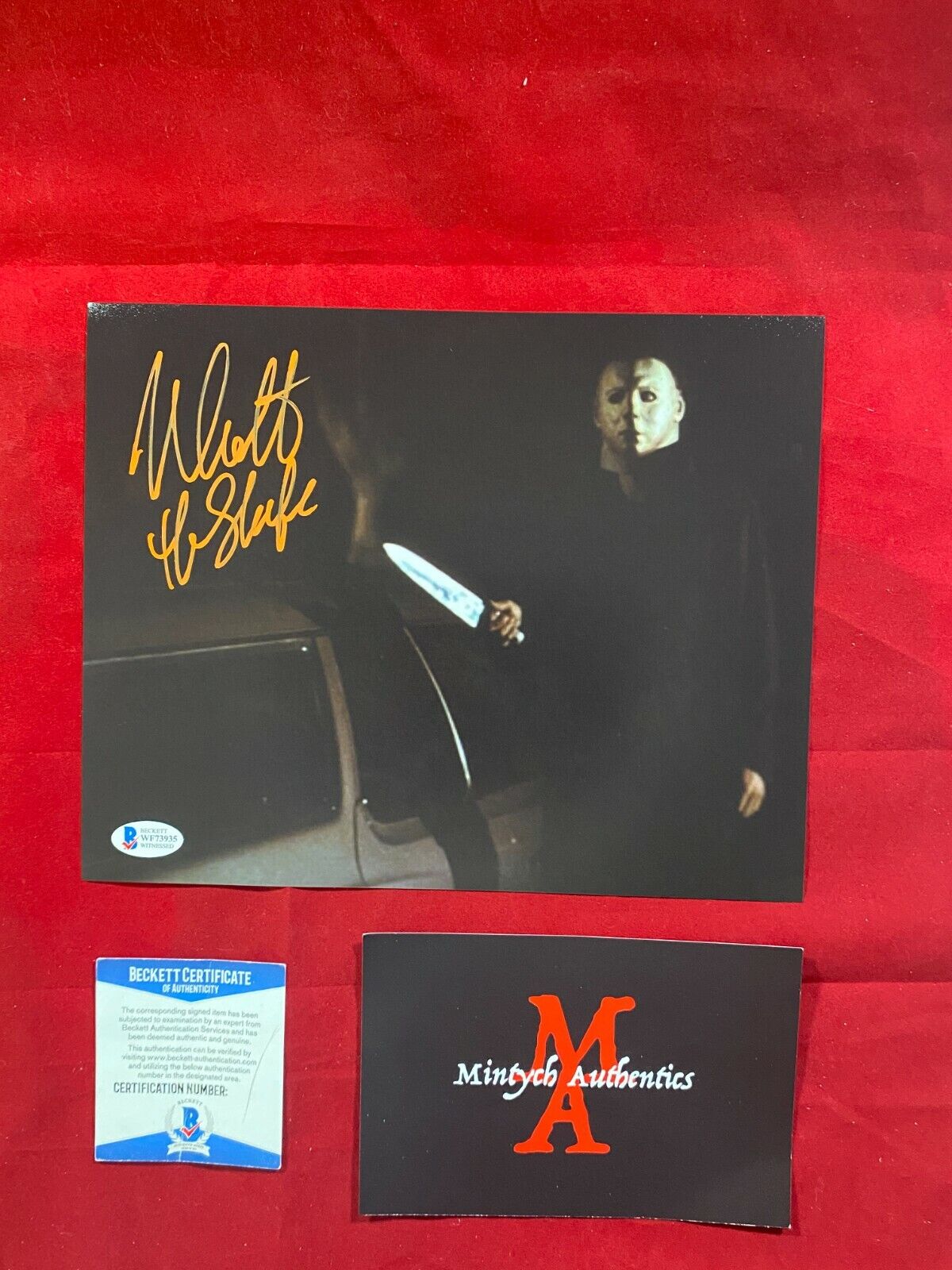 NICK CASTLE AUTOGRAPHED SIGNED 8x10 Photo Poster painting! HALLOWEEN! MICHAEL MYERS! BECKETT COA