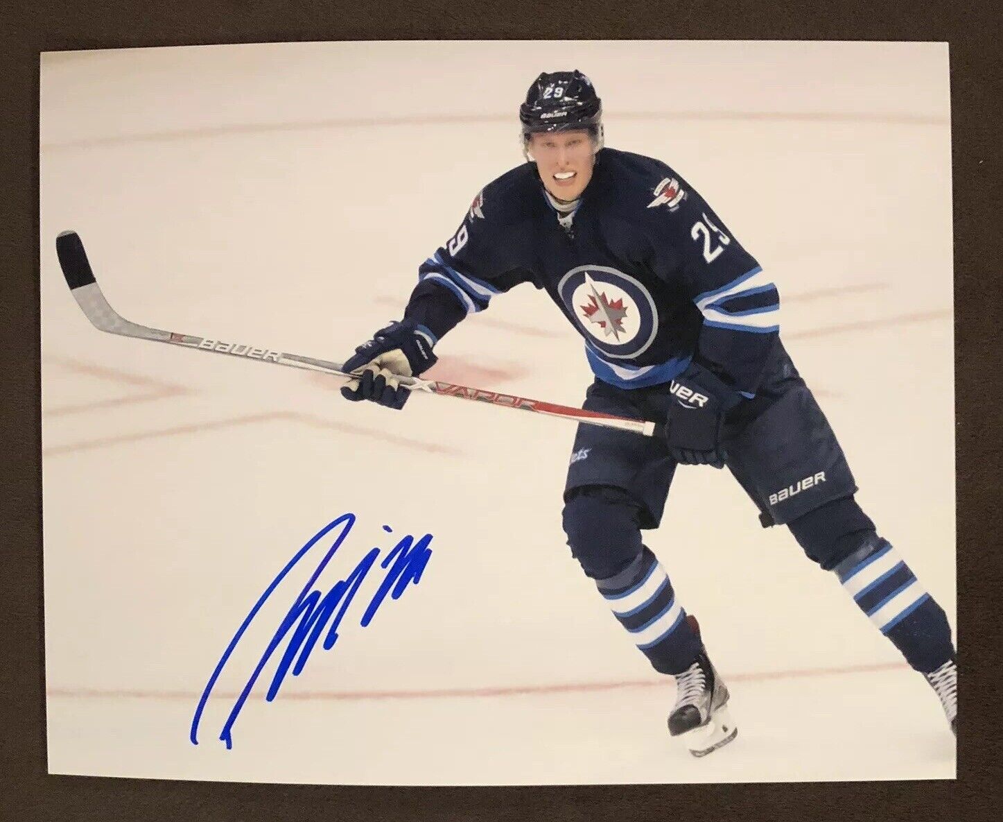 Patrik Laine Winnipeg Jets All Star Signed 8x10 Photo Poster painting Proof Autograph