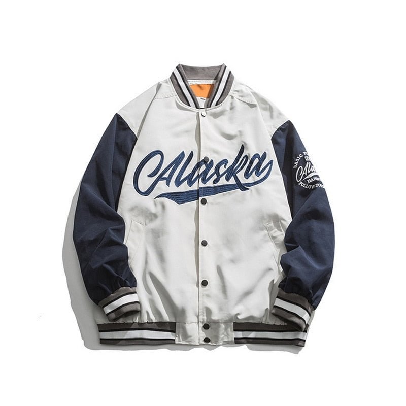 High-quality Baseball Jacket For Women Men Loose Letter Embroidery Coat 2021 Autumn Couple Retro Clothes Oversized Bomber Jacket