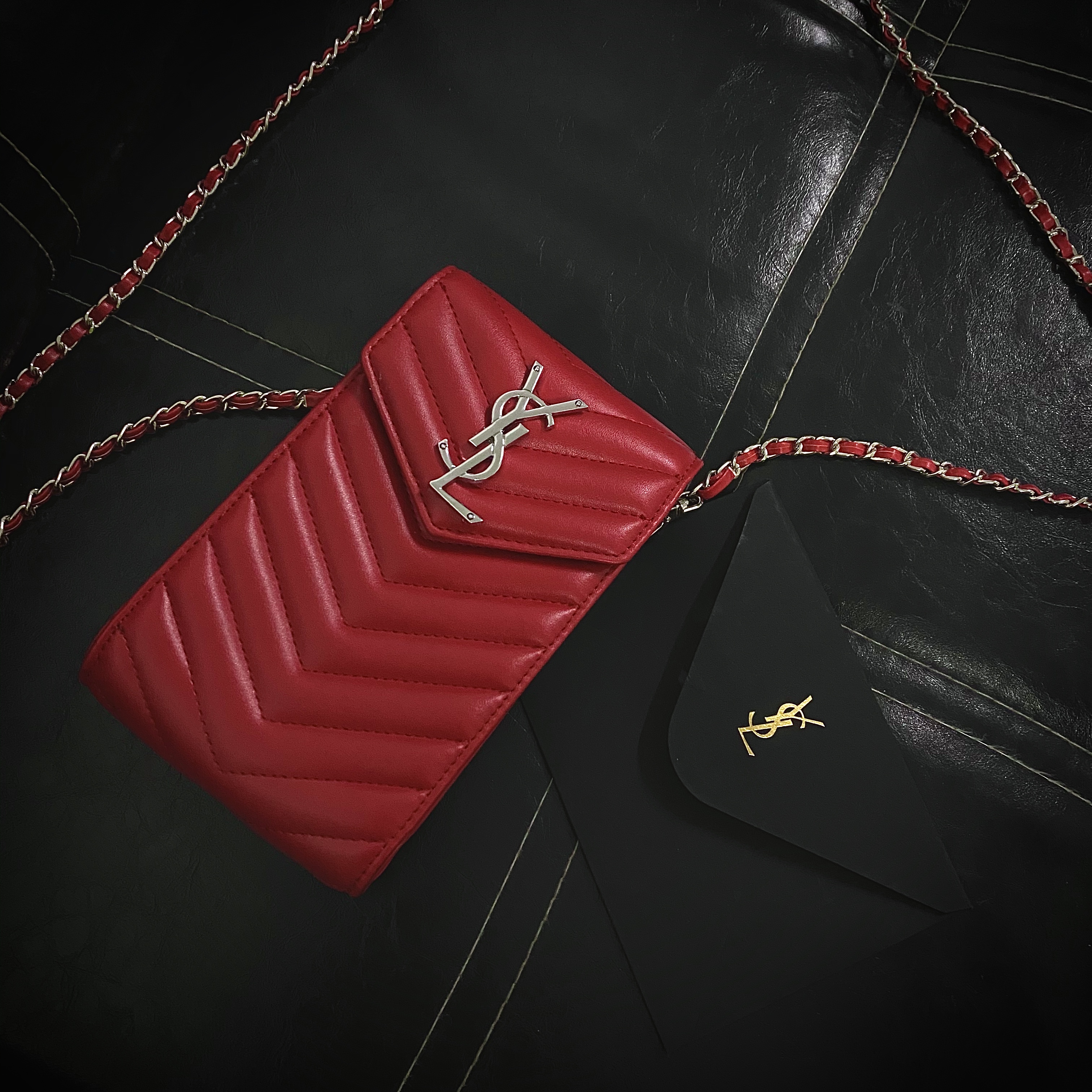 YSL Saint Laurent Loulou Satchel Elegant Phone Crossbody Bag Tote
