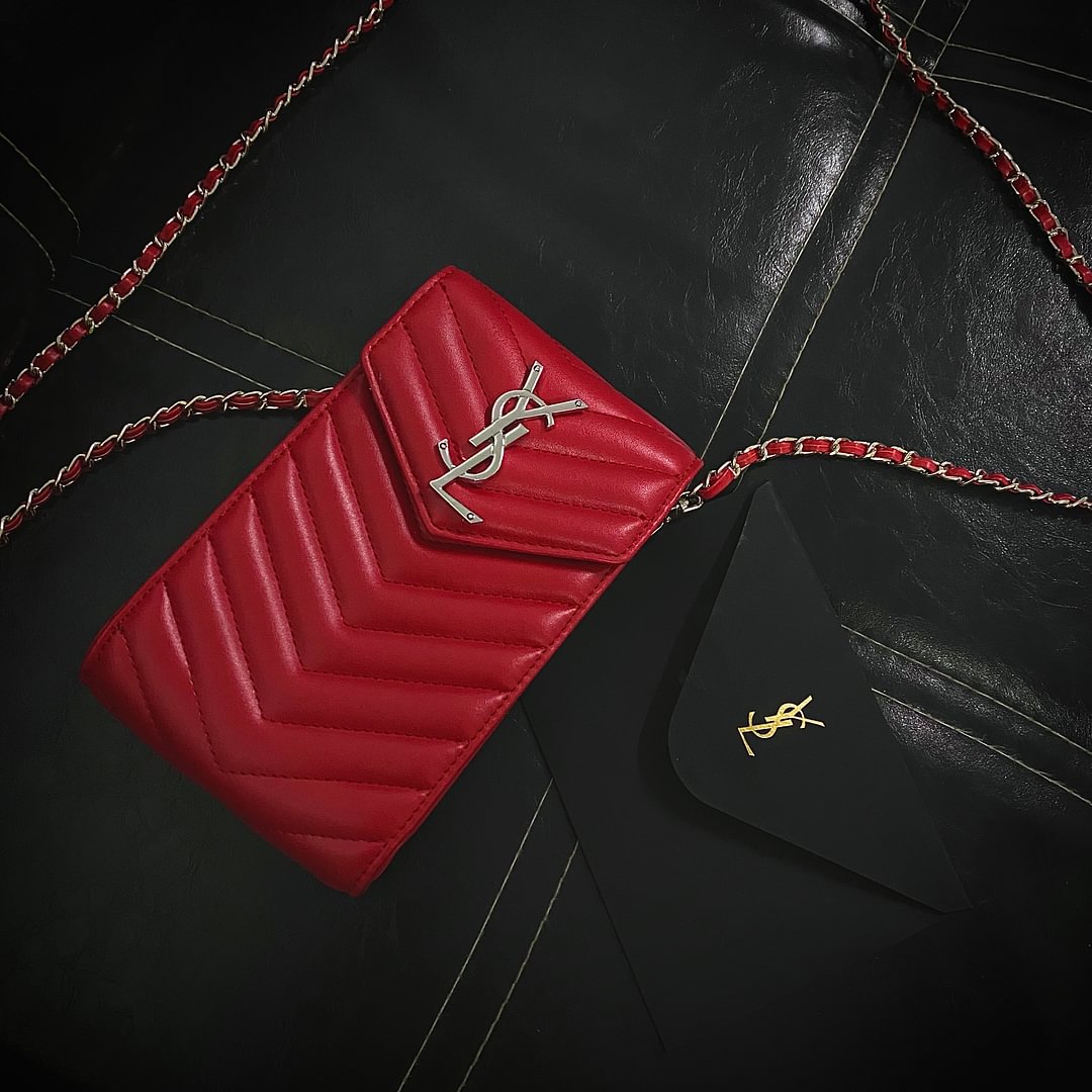 YSL Saint Laurent Loulou Satchel Elegant Phone Crossbody Bag Tote