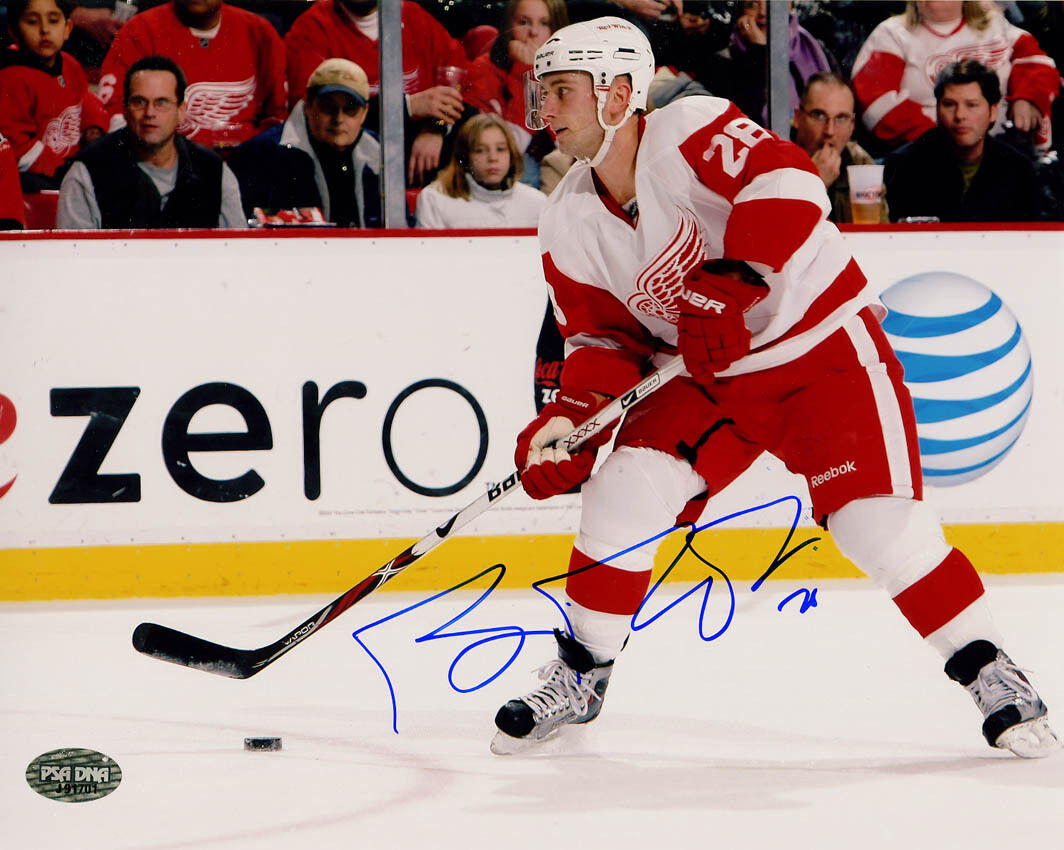 Brian Rafalski SIGNED 8x10 Photo Poster painting Detroit Red Wings PSA/DNA AUTOGRAPHED