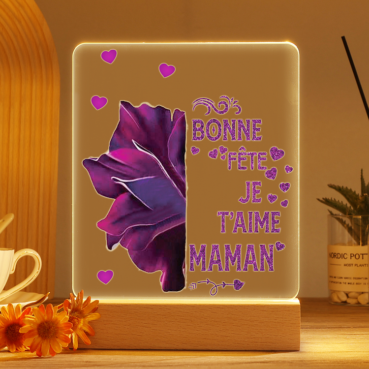Happy Mother's Day - LED bedside lamp