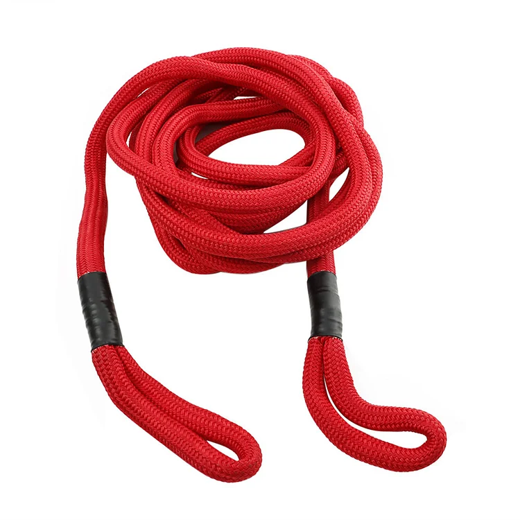 SEBLAFF 7/8 Inch x 30 Foot Kinetic Recovery Rope Towing Rope 30,000 LBS Red Nylon Made Heavy Duty Offroad Snatch Rope Replacement for Truck Large SUVs Offroad Vehicels