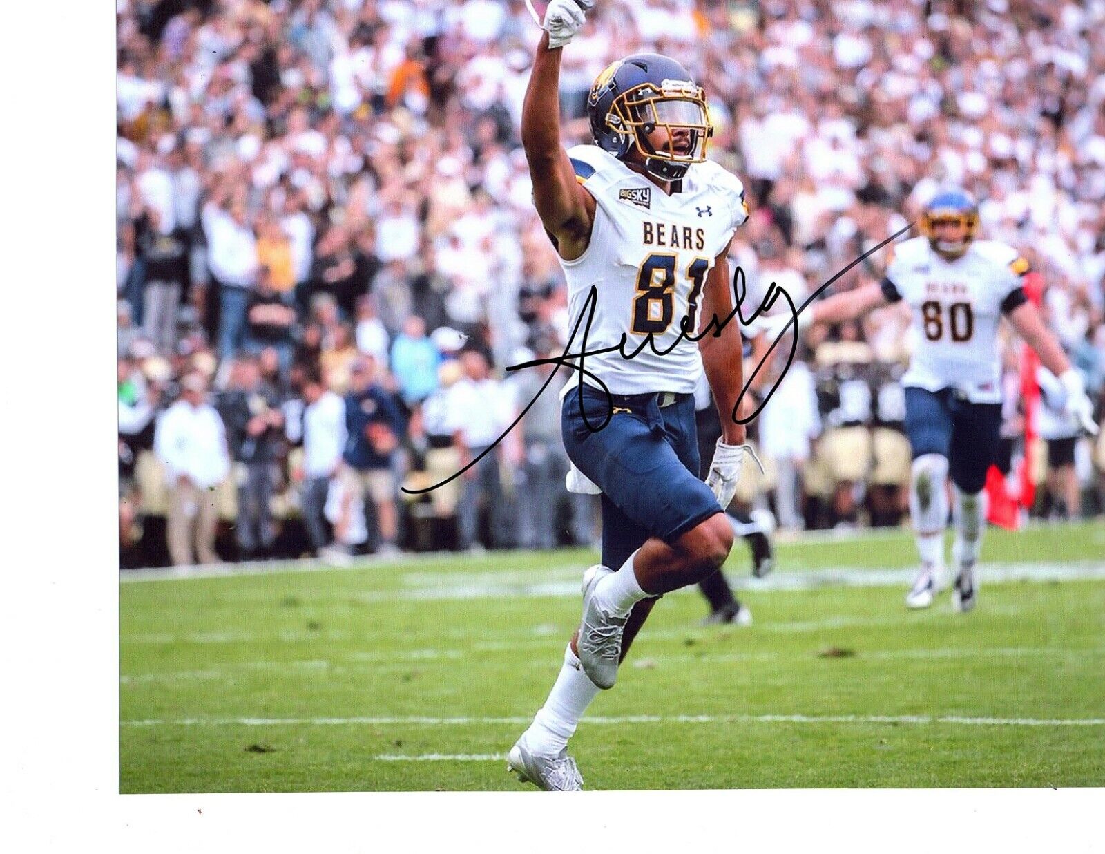 Alex Wesley Northern Colorado signed autographed 8x10 football Photo Poster painting b