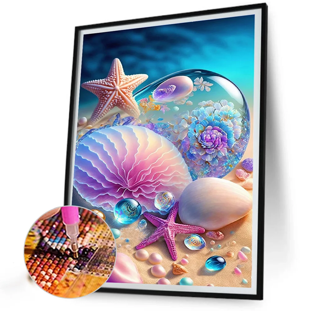 Diamond Painting - Full Round Drill - Beach(30*40cm)