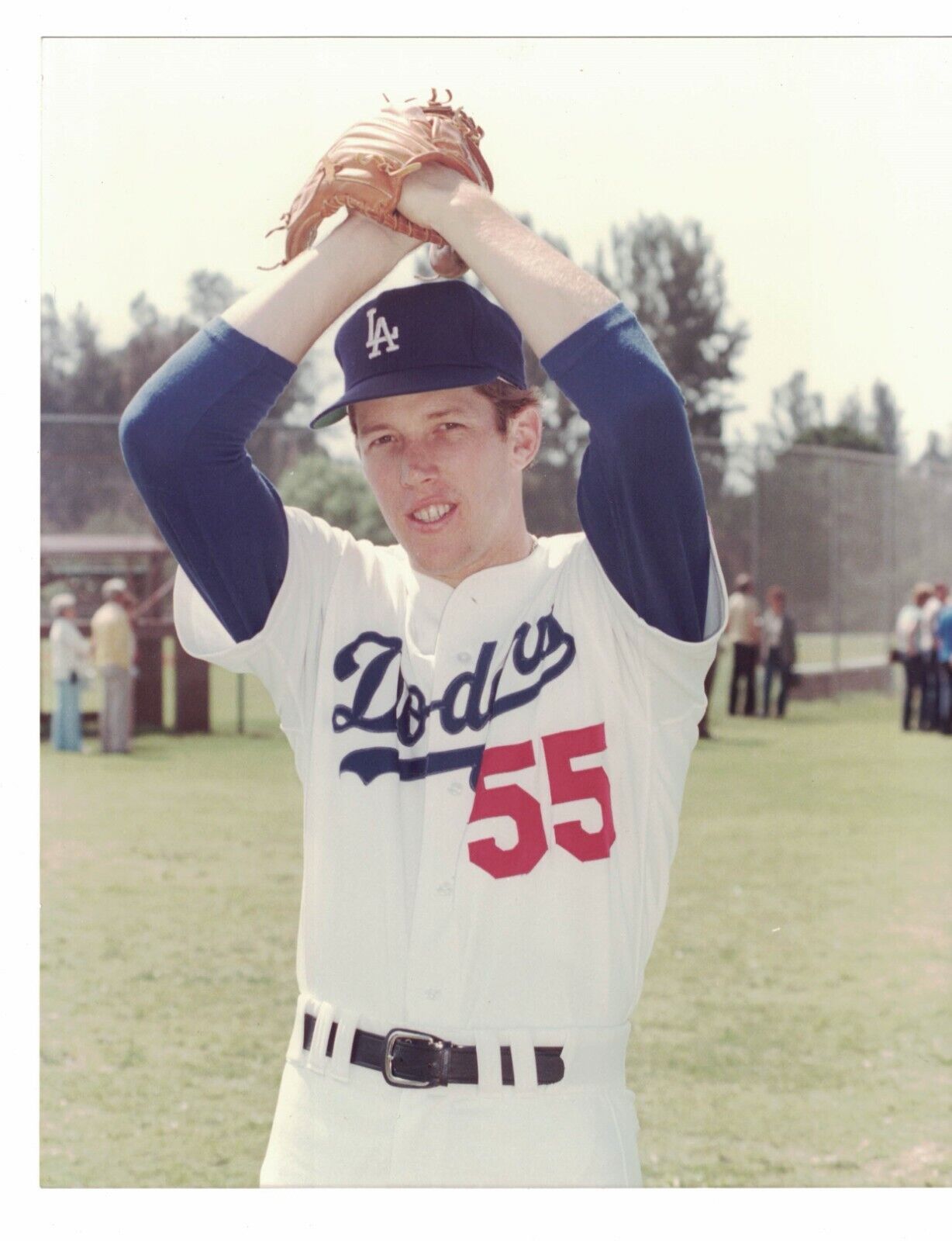 Orel Hershiser Los Angeles Dodgers Color 8 x 10