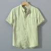 Men's Cotton and Linen Casual Shirts