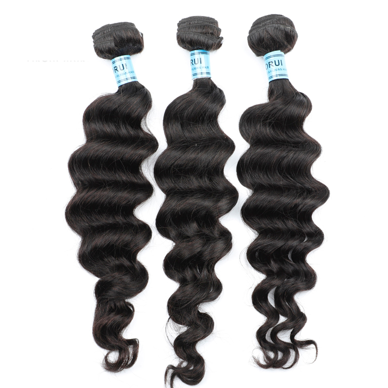 3PCS Natural Wave Top Virgin Hair Bundles | 12–30 Inch |  Boruihair |  100% Human Hair