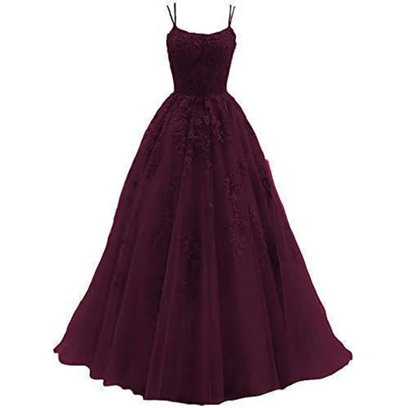 Uveng Uveng Dress Woman 2025 Fine Shoulder Prom Crore Bridal Muslin Lace Sticker Girl Party Ball Dress Spring