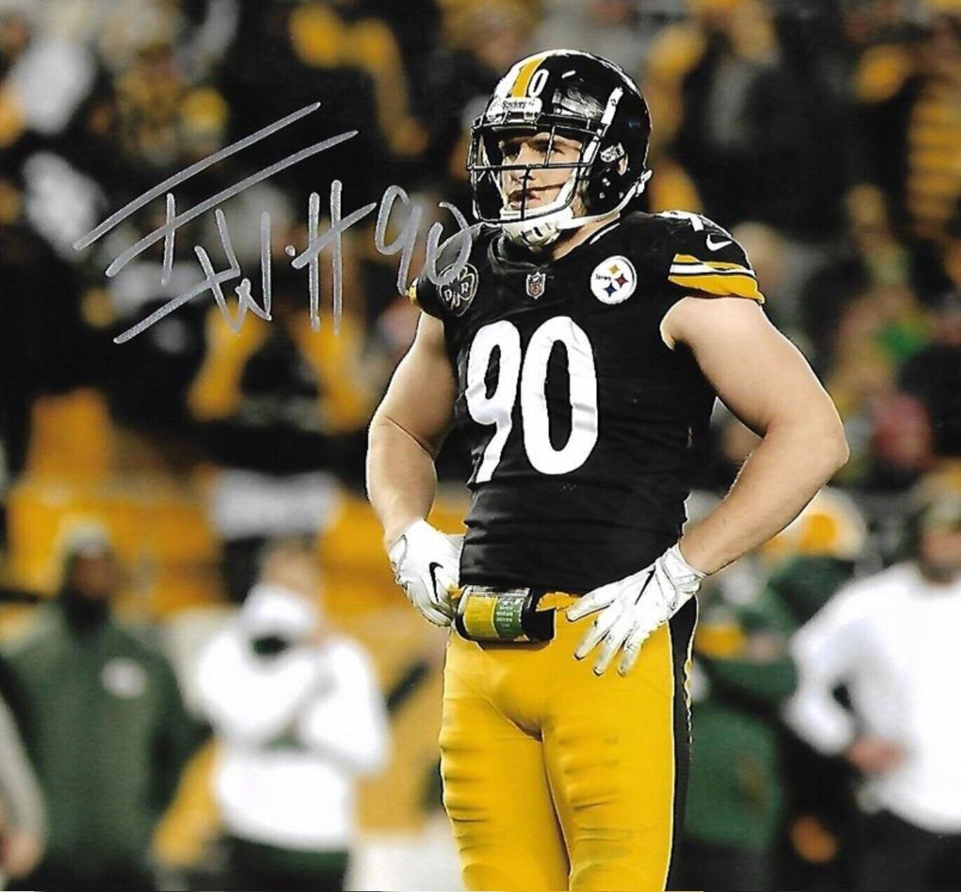 T.J. Watt Autographed Signed 8x10 Photo Poster painting ( Steelers ) REPRINT