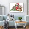 [Brand]Christmas Kitten And Bear - 14CT Stamped Cross Stitch - 42*30cm - Xmas
