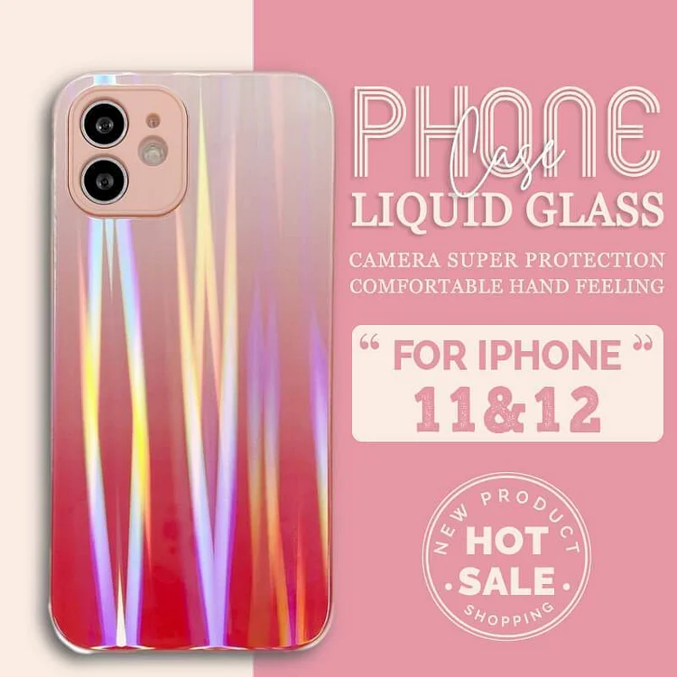 Liquid Glass Mirror Color iPhone Case
