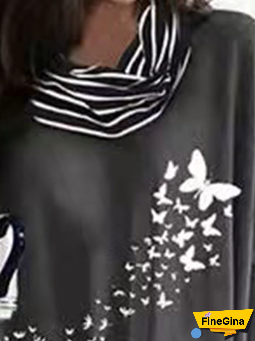 Cashmere Cowl Neck Knitting Dress