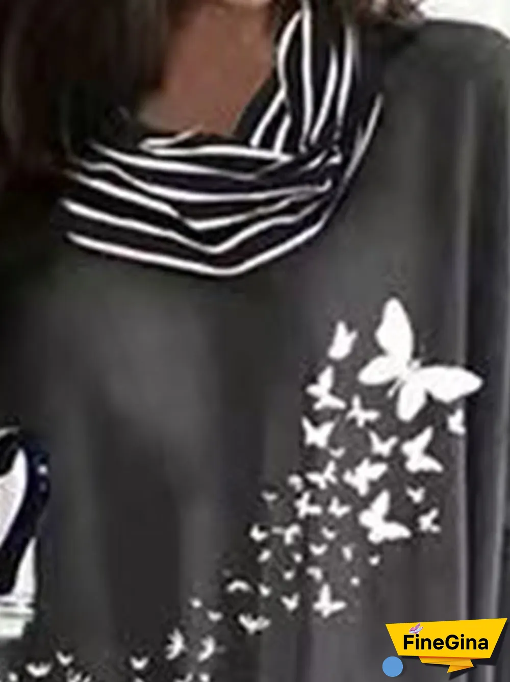 Cashmere Cowl Neck Knitting Dress