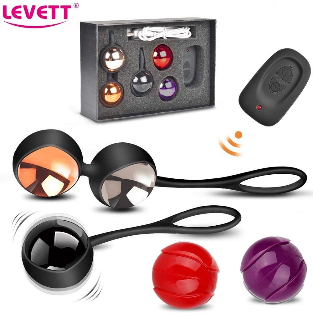 Kegel Balls Vibrator For Women Geisha Ball Wireless Remote Vibrating Egg Vibrator G Spot Ben Wa Ball Sex Toys Vaginal Balls-FUNSEXDOLLS
