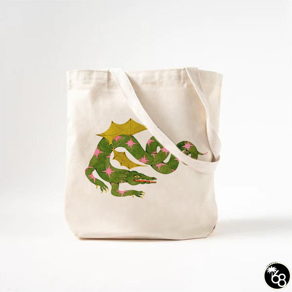 Chic Abstract Print Canvas Bag | 168DEAL