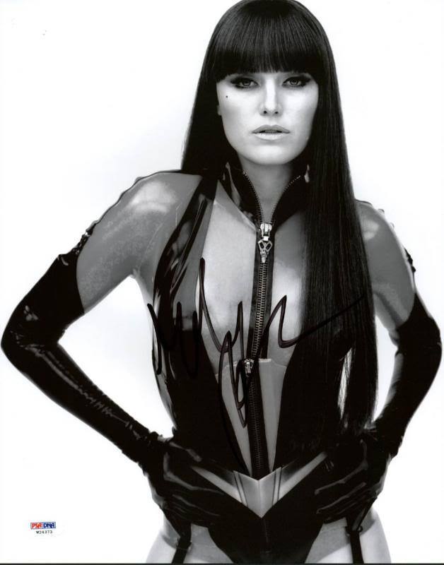 Malin Akerman Watchmen Signed Authentic 11X14 Photo Poster painting Autographed PSA/DNA #W24373