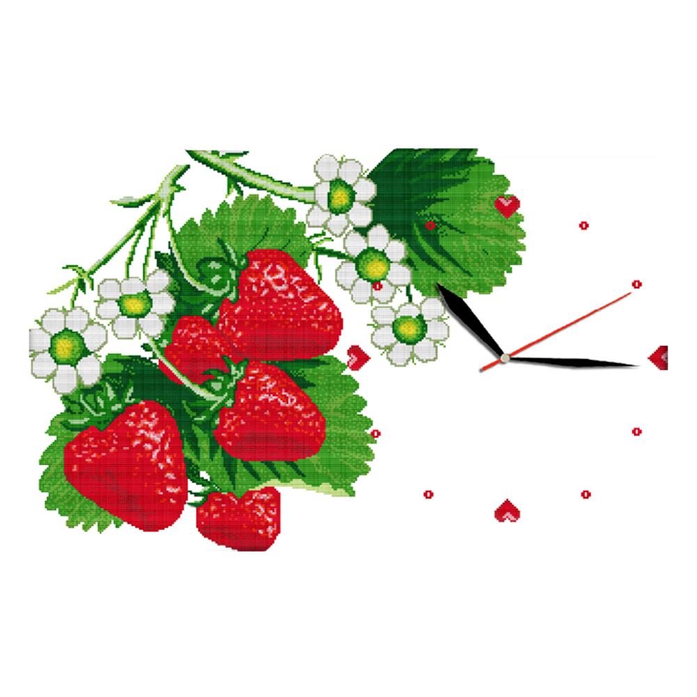 

Tempting Strawberry - 14CT Stamped Cross Stitch - 65*43cm, 501 Original