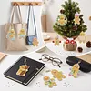 12pcs Lovely Cookie Shaped Ornament DIY Diamond Painting Keychain Kit