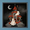 Diamond Painting -DIY Round Drill Spooky Castle(40x40cm)