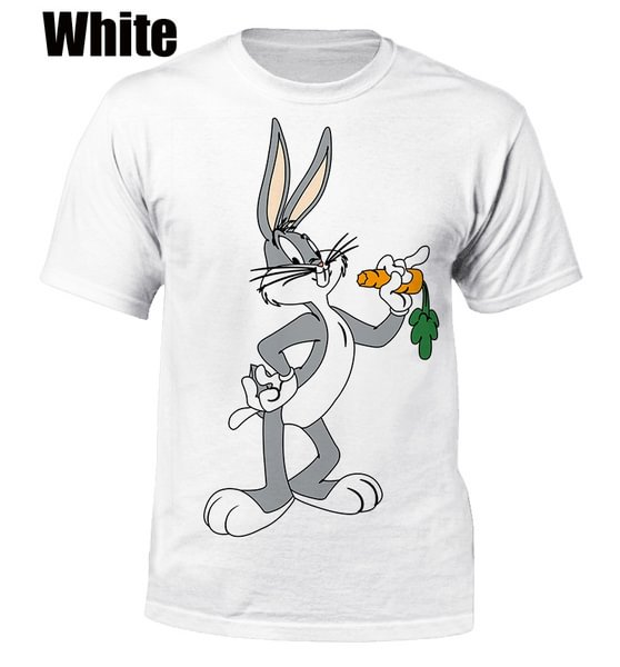 New Bugs Bunny Rooney Tuning Men's Women's Cool Fashion 3D Printing T-shirt Summer Funny Cartoon Short Sleeve Men's T-shirt - BlackFridayBuys