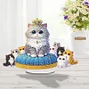 Acrylic Cat And Kitten Group - 5D DIY Craft Ornament