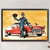 Skull And Car-11CT Stamped Cross Stitch 60*40cm/23.62*15.75in(Big Size)