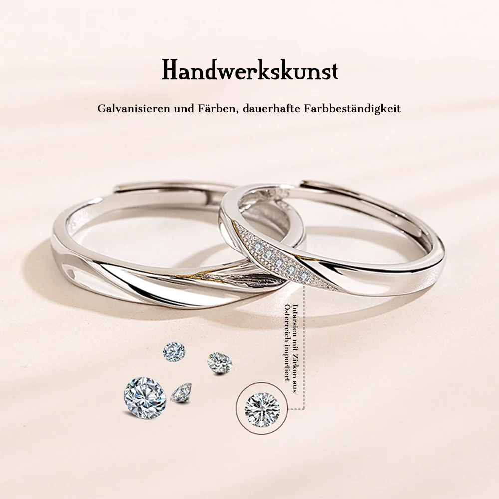 Meladen™ Valentinstagsgeschenk🎁 ——S925 Sterling Silber Liebespaar Ring