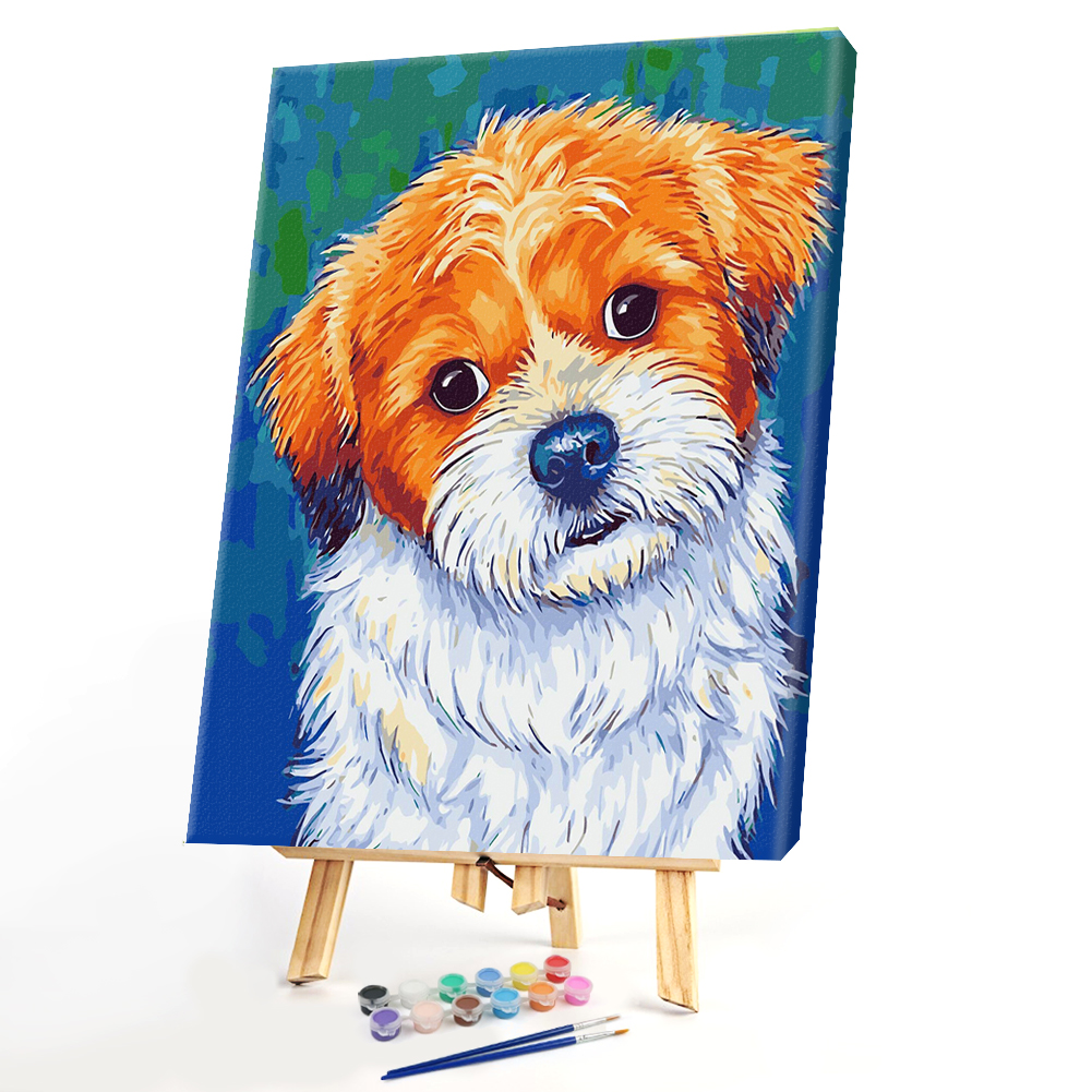 

40*50CM Paint By Numbers-Watching DogWall, 501 Original
