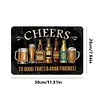 Beer calligraphy and painting - Vintage Metal Signs(8*12Inch) - Bar